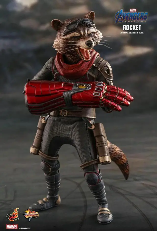 Alt view image 5 of 5 - Figure Hot Toys MMS548 -Marvel Comics - Avengers : Endgame - Rocket