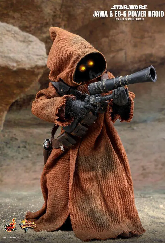 Alt view image 5 of 5 - Figure Hot Toys MMS554 - Star Wars : Episode IV A New Hope - Jawa & EG-6 Power Droid
