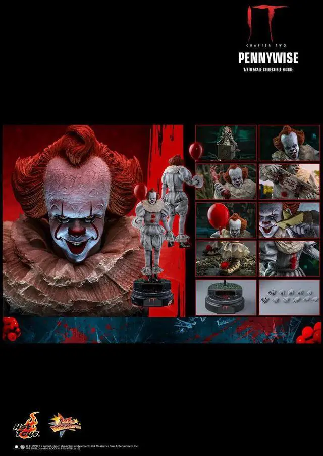 Alt view image 2 of 5 - Figure Hot Toys MMS555 - It Chapter Two  - Pennywise