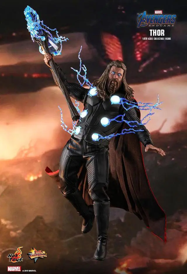 Alt view image 3 of 5 - Figure Hot Toys MMS557 - Marvel Comics - Avengers : Endgame - Thor