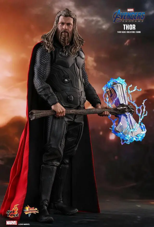 Alt view image 4 of 5 - Figure Hot Toys MMS557 - Marvel Comics - Avengers : Endgame - Thor