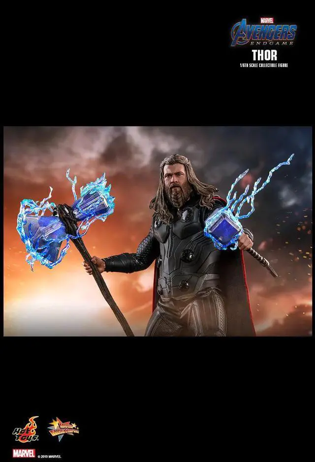 Alt view image 5 of 5 - Figure Hot Toys MMS557 - Marvel Comics - Avengers : Endgame - Thor