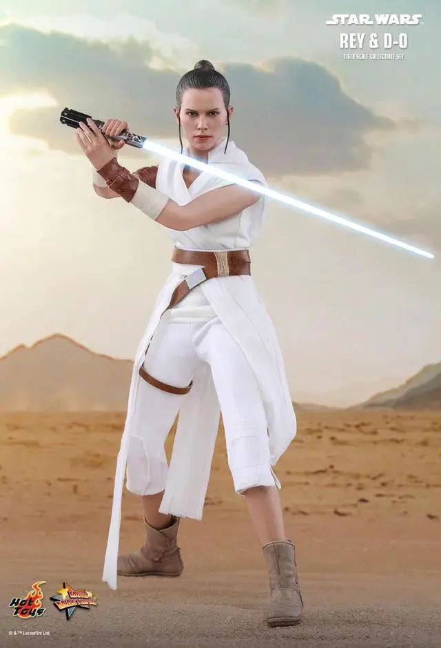 Alt view image 3 of 5 - Figure Hot Toys MMS559 - Star Wars : The Rise Of Skywalker - Rey And D-0