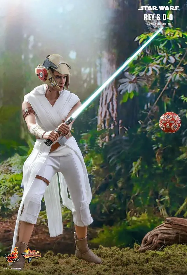 Alt view image 4 of 5 - Figure Hot Toys MMS559 - Star Wars : The Rise Of Skywalker - Rey And D-0