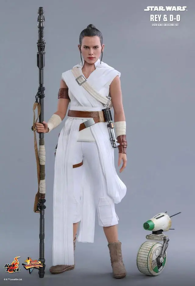 Alt view image 5 of 5 - Figure Hot Toys MMS559 - Star Wars : The Rise Of Skywalker - Rey And D-0
