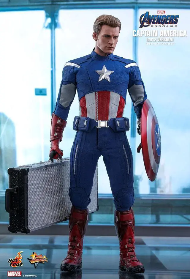 Alt view image 4 of 5 - Figure Hot Toys MMS563 - Marvel Comics - Avengers 4 : Endgame - Captain America 2012 Version