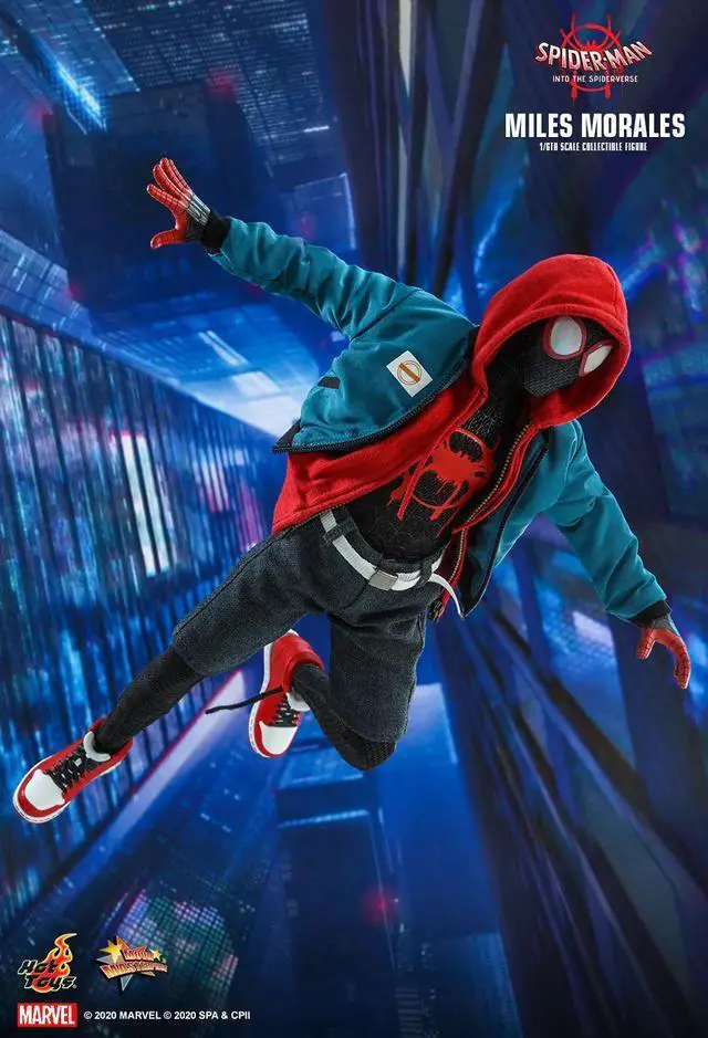 Alt view image 4 of 5 - Figure Hot Toys MMS567 - Marvel Comics - Spider-Man : Into The Spider-Verse - Miles Morales