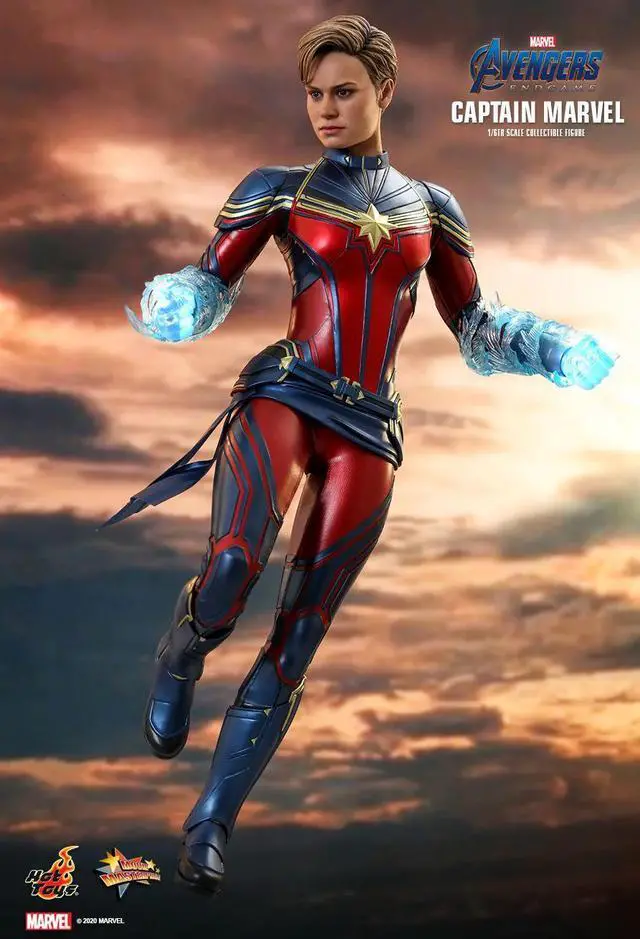 Alt view image 3 of 5 - Figure Hot Toys MMS575 - Marvel Comics - Avengers 4 : Endgame - Captain Marvel