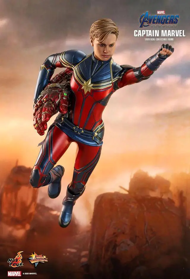Alt view image 4 of 5 - Figure Hot Toys MMS575 - Marvel Comics - Avengers 4 : Endgame - Captain Marvel