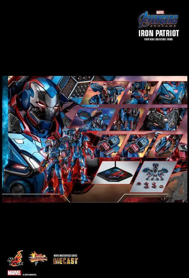 Alt view image 2 of 5 - Figure Hot Toys MMS547D37 -Marvel Comics - Avengers : Endgame - Iron Patriot