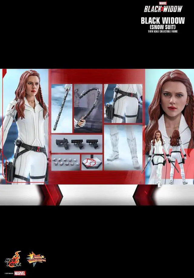 Alt view image 2 of 4 - Figure Hot Toys MMS601 - Marvel Comics - Black Widow - Black Widow Snow Suit