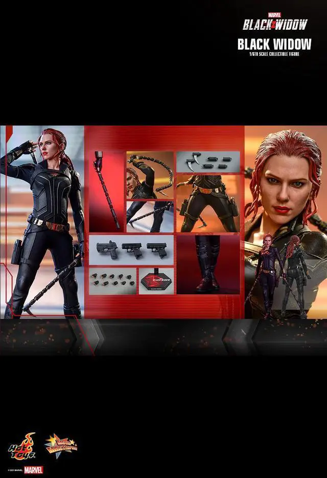 Alt view image 2 of 5 - Figure Hot Toys MMS603 - Marvel Comics - Black Widow - Black Widow Standard Version