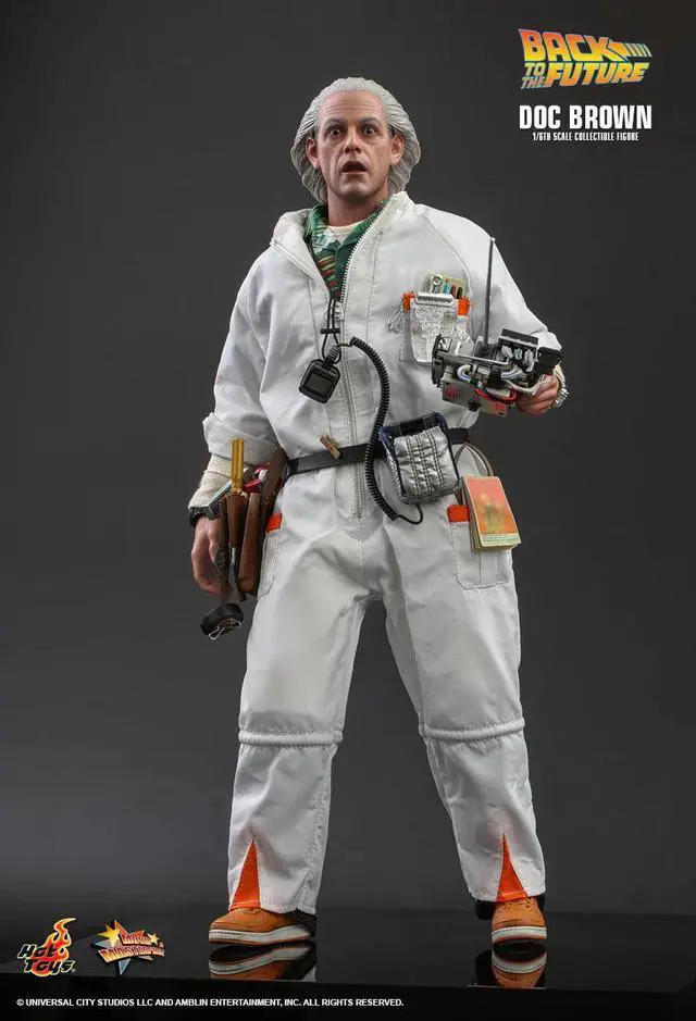 Alt view image 5 of 5 - Figure Hot Toys MMS609 - Back To The Future - Doc Brown Standard Version