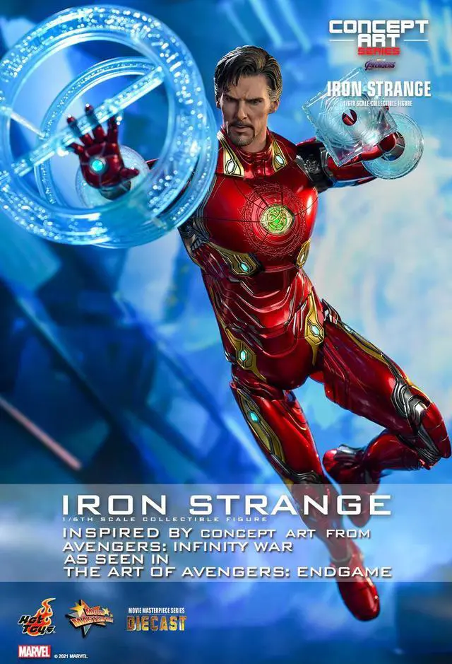 Alt view image 5 of 5 - Figure Hot Toys MMS606D41 - Marvel Comics  - Avengers : EndGame - Iron Strange Standard Version