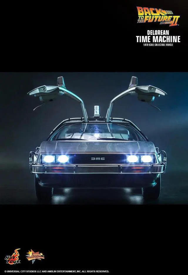 Alt view image 5 of 5 - Figure Hot Toys MMS636 - Back To Future II - Delorean Time Machine