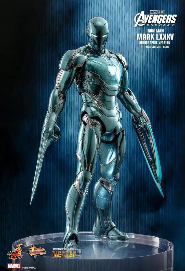 Alt view image 5 of 5 - Figure Hot Toys MMS646D45 - Marvel Comics - Avengers : Endgame - Iron Man Mark LXXXV Holographic Version