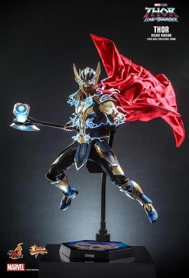 Alt view image 5 of 5 - Figure Hot Toys MMS656 - Marvel Comics - Thor : Love And Thunder - Thor Deluxe Version