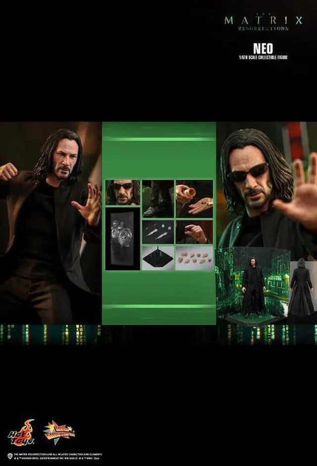 Alt view image 2 of 5 - Figure Hot Toys MMS657 - The Matrix Resurrections - Neo