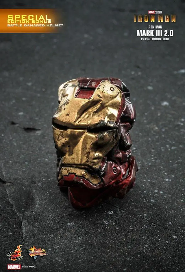 Alt view image 5 of 5 - Figure Hot Toys MMS664D48 - Marvel Comics - Iron Man - Iron Man Mark III 2.0 Deluxe Version