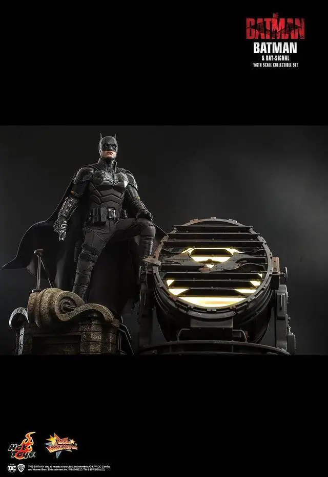 Alt view image 5 of 5 - Figure Hot Toys MMS641 - DC Comics - The Batman - Batman & Bat signal