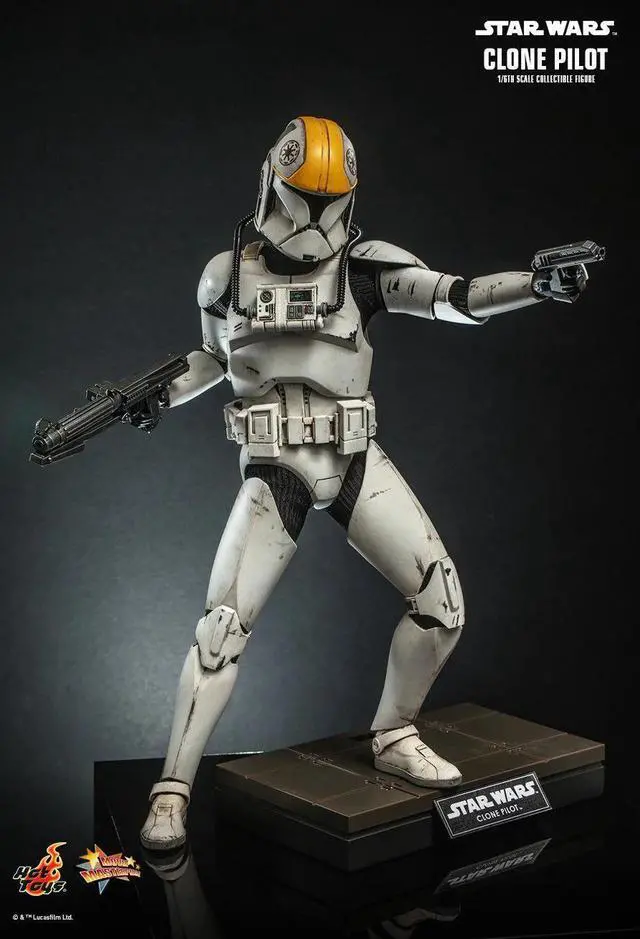 Alt view image 5 of 5 - Figure Hot Toys MMS648 - Star Wars Episode II : Attack Of The Clones - Clone Pilot