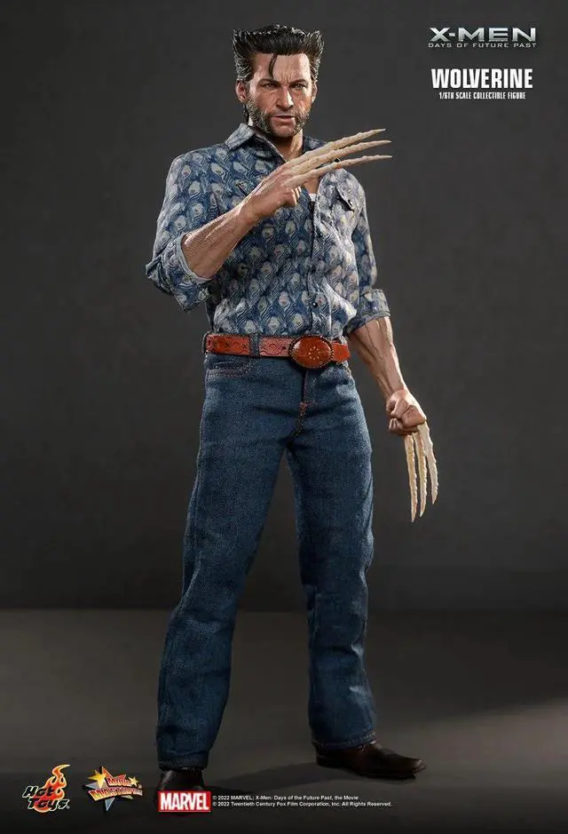Alt view image 5 of 5 - Figure Hot Toys MMS659 - Marvel Comics -X-Men : Days Of The Future Past - Wolverine 1973 Suit Standard Version