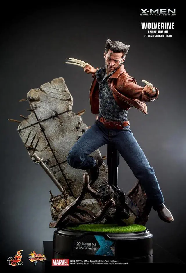 Alt view image 5 of 5 - Figure Hot Toys MMS660 - Marvel Comics -X-Men : Days Of The Future Past - Wolverine 1973 Suit Standard Version