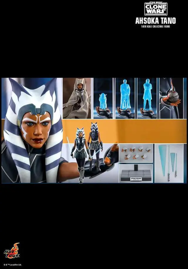 Alt view image 2 of 5 - Figure Hot Toys TMS021 - Star Wars : The Clone Wars - Ahsoka Tano