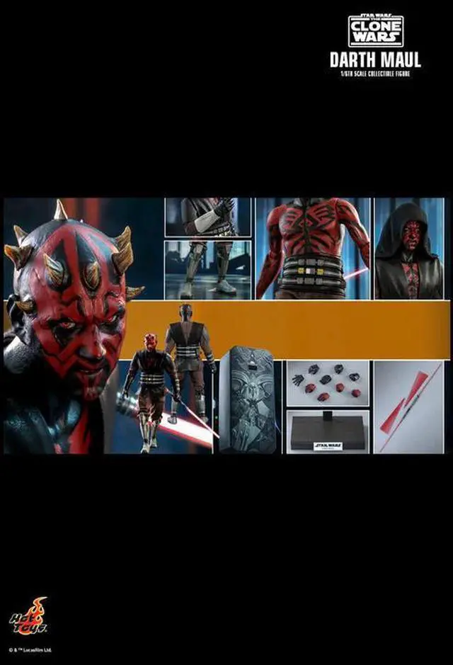 Alt view image 2 of 5 - Figure Hot Toys TMS024 - Star Wars : The Clone Wars - Darth Maul