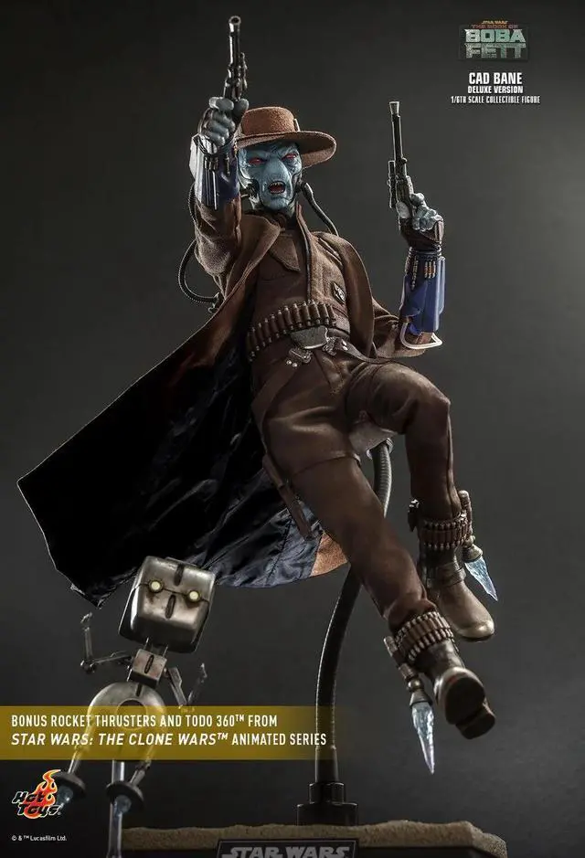 Alt view image 5 of 5 - Figure Hot Toys TMS080 - Star Wars : The Book Of Boba Fett - Cad Bane Deluxe Version