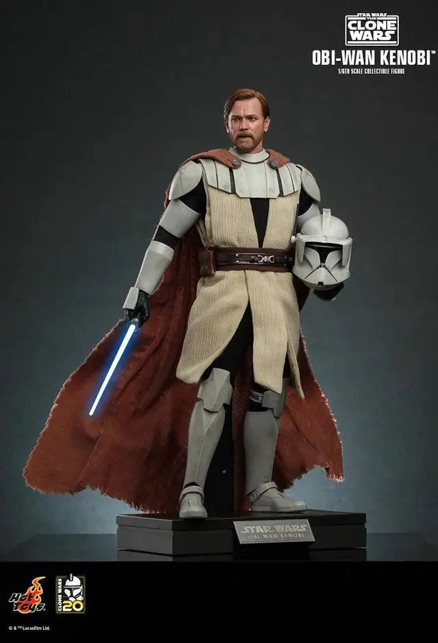 Alt view image 5 of 5 - Figure Hot Toys TMS095 - Star Wars : The Clone Wars - Obi Wan Kenobi