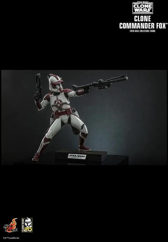 Alt view image 5 of 5 - Figure Hot Toys TMS103 - Star Wars : The Clone Wars - Clone Commander Fox