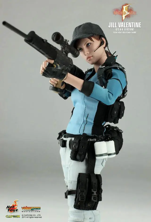 Alt view image 5 of 5 - Figure Hot Toys VGM11 - Resident Evil 5 - Biohazard 5 - Jill Valentine B.S.A.A. Version