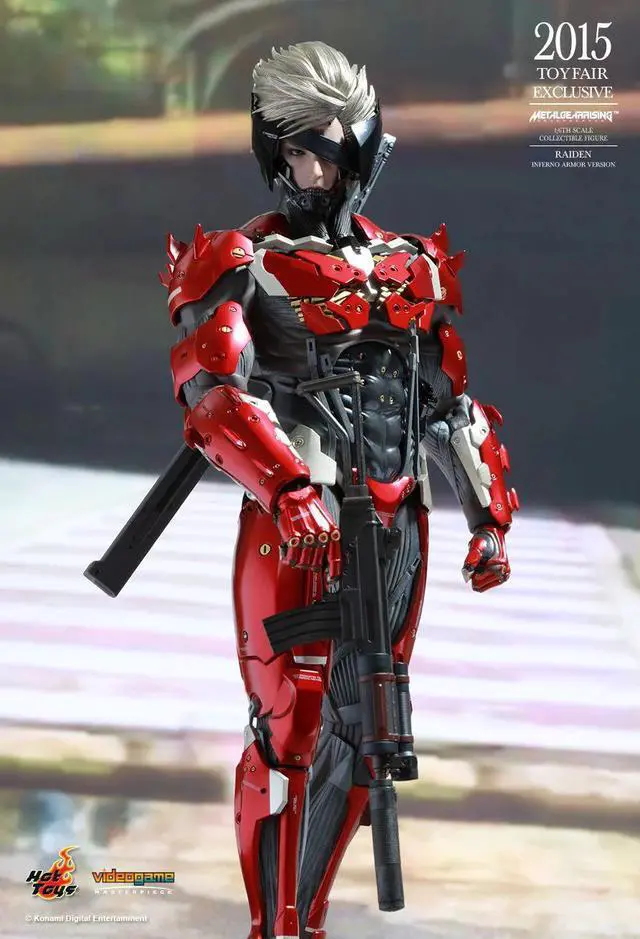 Alt view image 5 of 5 - Figure Hot Toys VGM19 - Metal Gear Rising : Revengeance - Raiden Inferno Armor Version