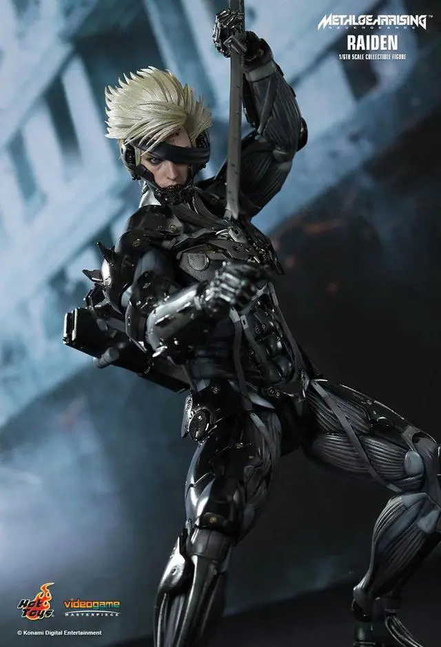 Alt view image 5 of 5 - Figure Hot Toys VGM17 - Metal Gear Rising : Revengeance - Raiden Deluxe Version