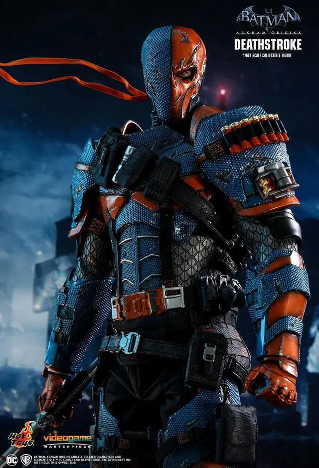 Alt view image 3 of 5 - Figure Hot Toys VGM30 - Dc Comics - Batman : Arkham Origins - Deathstroke