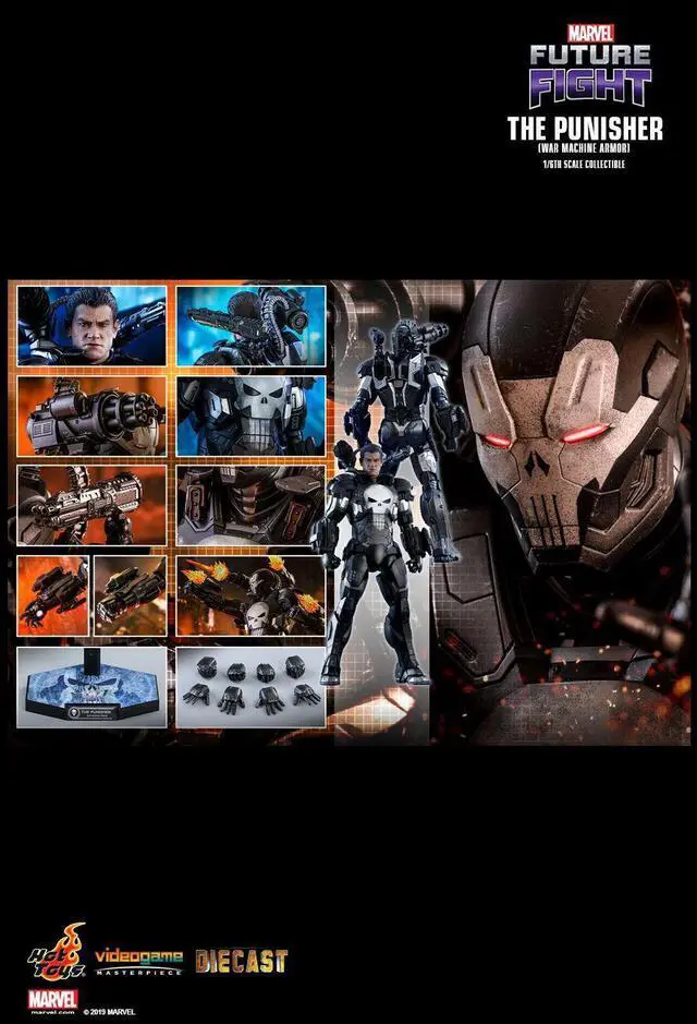 Alt view image 2 of 5 - Figure Hot Toys VGM33D28 - Marvel Comics - Marvel Future Fight - The Punisher War Machine Armor