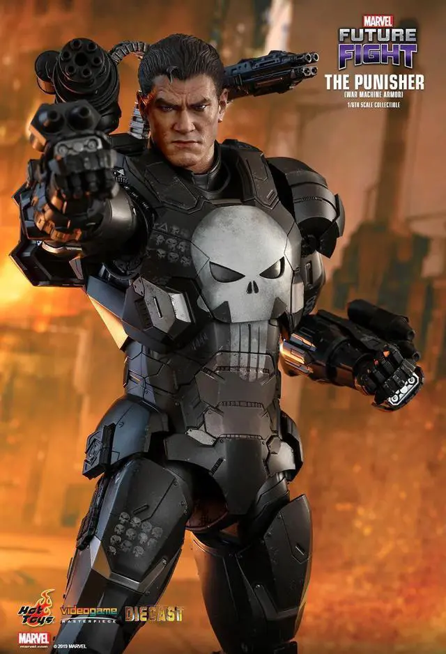 Alt view image 4 of 5 - Figure Hot Toys VGM33D28 - Marvel Comics - Marvel Future Fight - The Punisher War Machine Armor