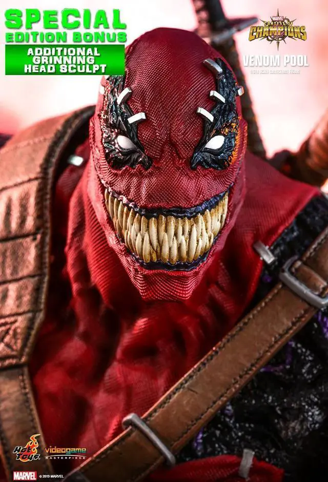 Alt view image 5 of 5 - Figure Hot Toys VGM35 - Marvel Comics - Marvel Contest Of Champions - Venompool Deluxe Version