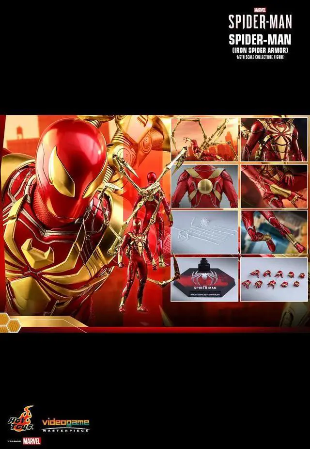 Alt view image 2 of 5 - Figure Hot Toys VGM38 - Marvel Comics - Marvel's Spider-Man - Spider-Man Iron Spider Armor