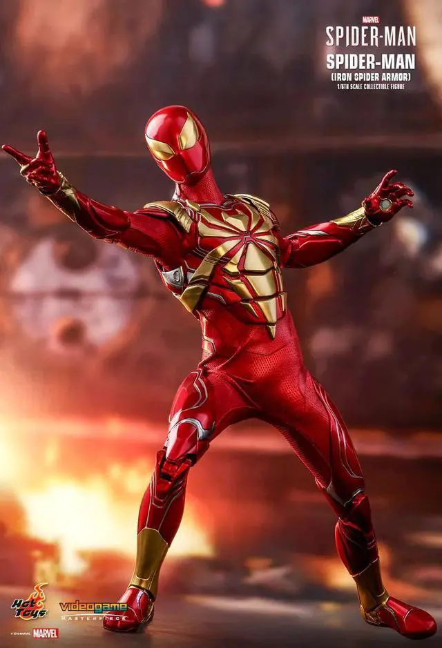 Alt view image 3 of 5 - Figure Hot Toys VGM38 - Marvel Comics - Marvel's Spider-Man - Spider-Man Iron Spider Armor