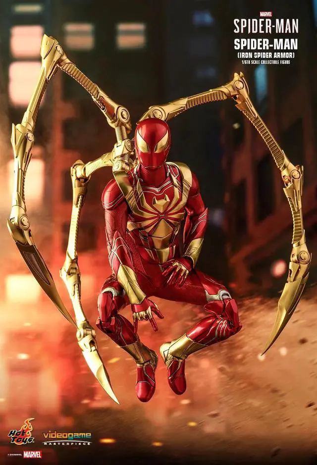 Alt view image 4 of 5 - Figure Hot Toys VGM38 - Marvel Comics - Marvel's Spider-Man - Spider-Man Iron Spider Armor