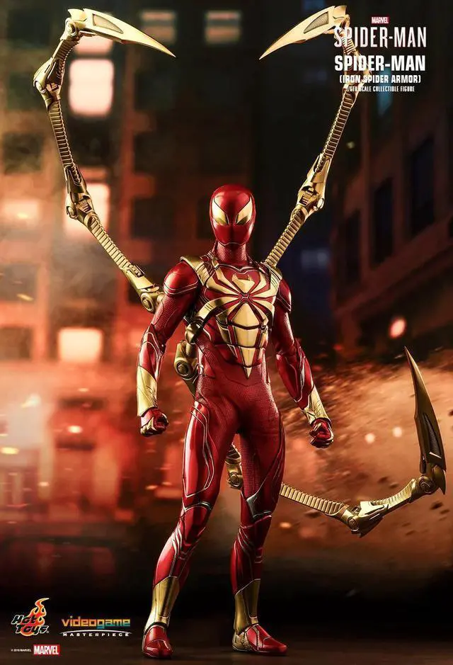 Alt view image 5 of 5 - Figure Hot Toys VGM38 - Marvel Comics - Marvel's Spider-Man - Spider-Man Iron Spider Armor