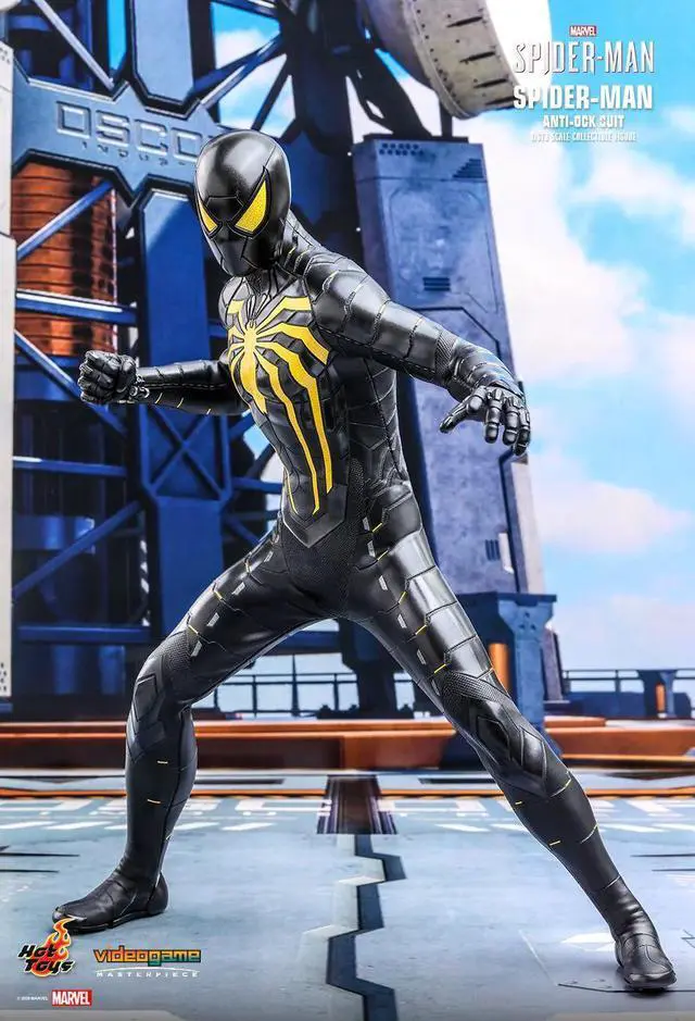 Alt view image 4 of 5 - Figure Hot Toys VGM44 - Marvel Comics - Marvel's Spider-Man - Spider-Man Anti OCK Suit Standard Version