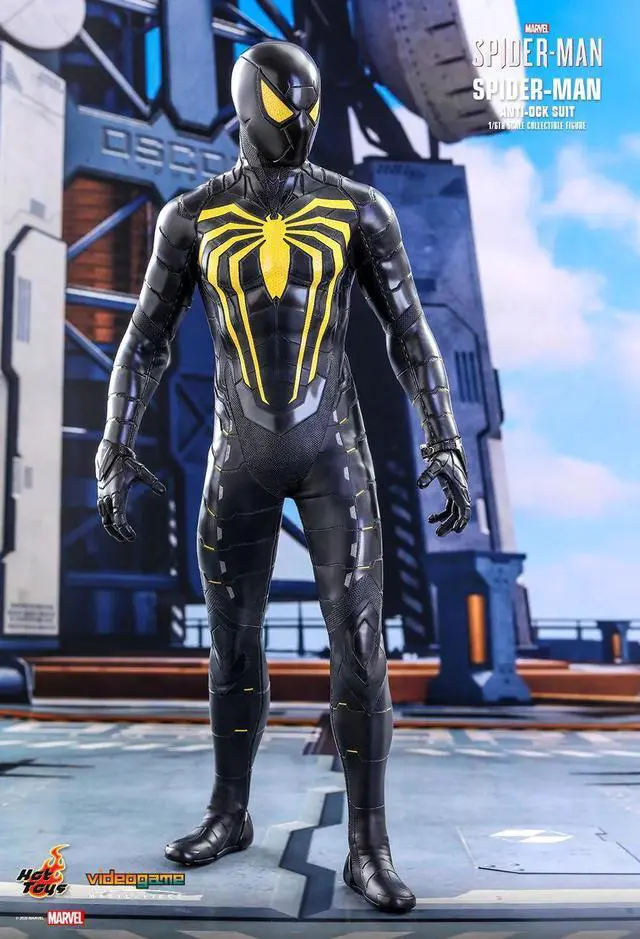 Alt view image 5 of 5 - Figure Hot Toys VGM44 - Marvel Comics - Marvel's Spider-Man - Spider-Man Anti OCK Suit Standard Version