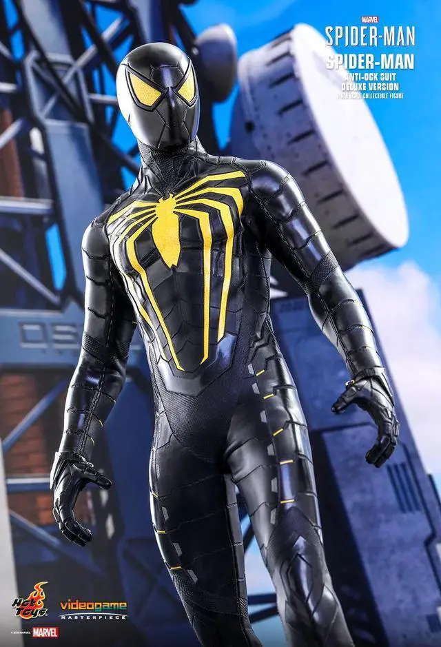 Alt view image 3 of 5 - Figure Hot Toys VGM45 -Marvel Comics - Marvel's Spider-Man - Spider-Man Anti OCK Suit Deluxe Version
