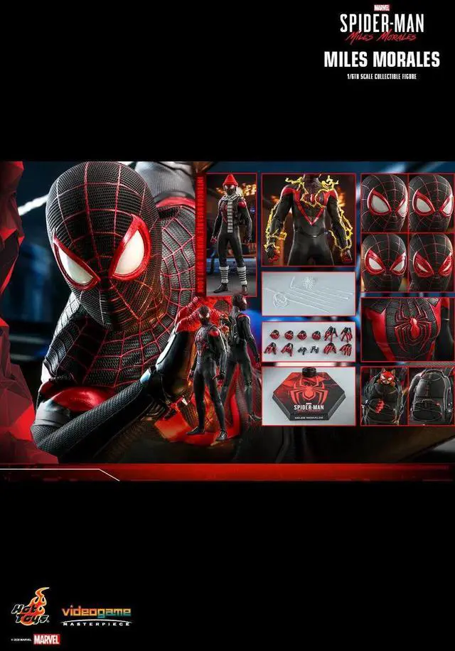 Alt view image 2 of 5 - Figure Hot Toys VGM46 - Marvel's Spider-Man : Miles Morales - Miles Morales