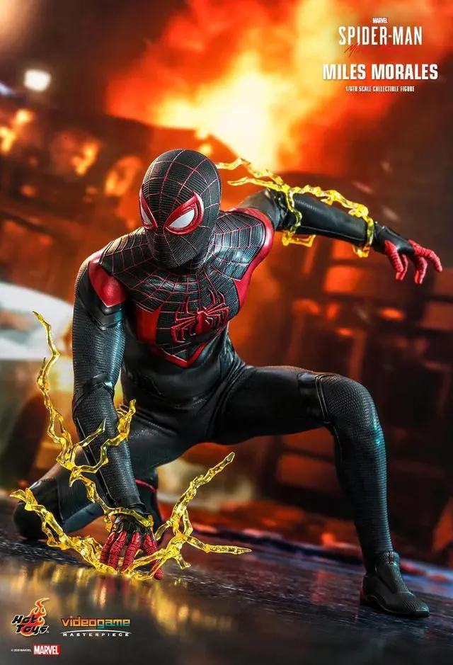 Alt view image 4 of 5 - Figure Hot Toys VGM46 - Marvel's Spider-Man : Miles Morales - Miles Morales