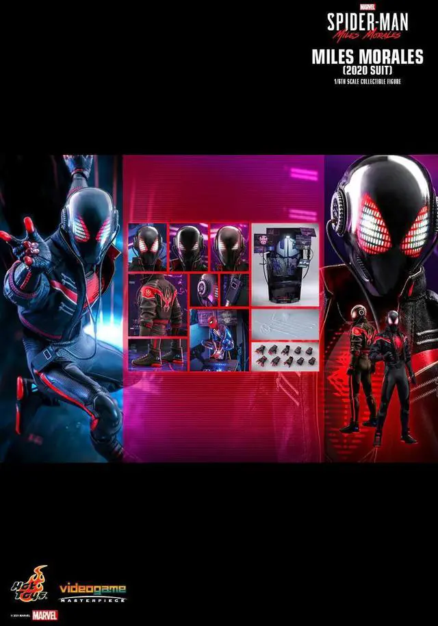 Alt view image 2 of 5 - Figure Hot Toys VGM49 - Marvel's Spider-Man : Miles Morales - Miles Morales 2020 Suit