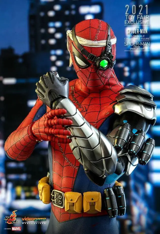 Alt view image 4 of 5 - Figure Hot Toys VGM51 - Marvel's Spider-Man - SpiderMan Cyborg Spiderman Suit